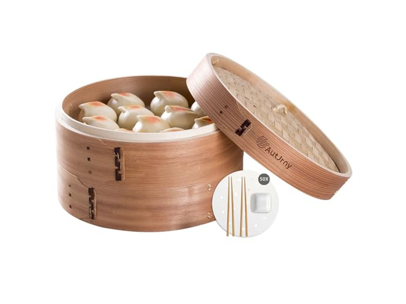 Купить Момо 8 Тортилья Уровень Кастрюля Бамбуковая пароварка