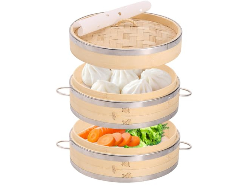 Золотой горшок для риса и морской травы бамбуковая пароварка