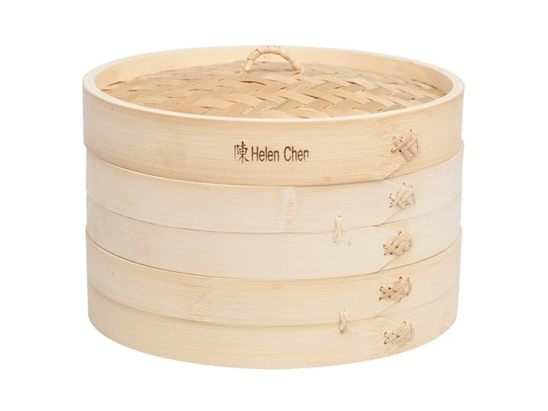 Бамбуковая пароварка для риса и булочек