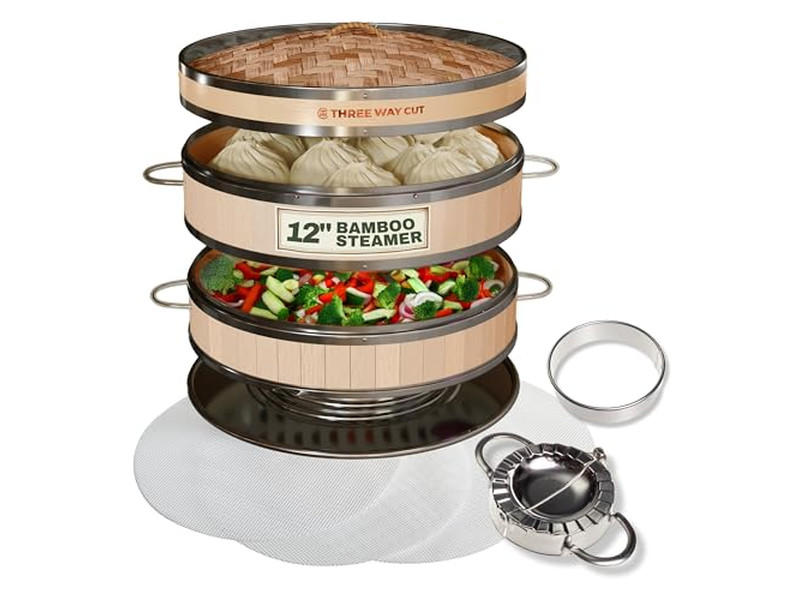 Плита для приготовления на пару бамбуковая пароварка