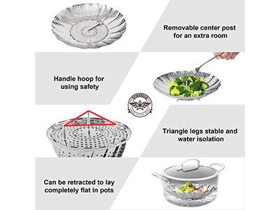 Алюминиевый горшок для момо и бамбуковая пароварка