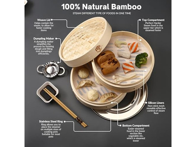 Алюминиевые пароварки для приготовления в бамбуковой пароварке