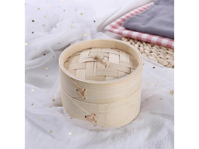 Большие Момо Димсам Пароварки Бамбуковая пароварка