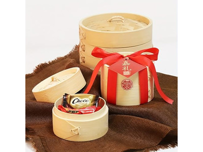 Китайская бамбуковая пароварка для димсама