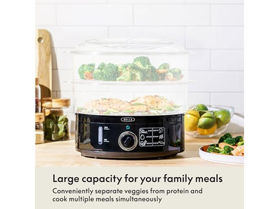 10-дюймовая бамбуковая пароварка для димсама