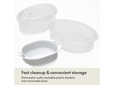 10-дюймовая бамбуковая пароварка для димсама