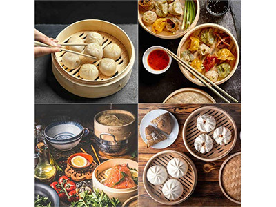 Бамбуковая пароварка для вставок в большие кастрюли