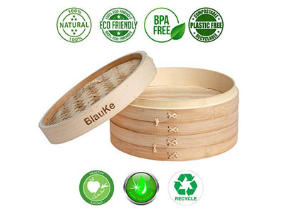 Бамбуковая пароварка для вставок в большие кастрюли