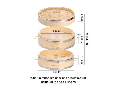 Золотой горшок для риса и морской травы бамбуковая пароварка