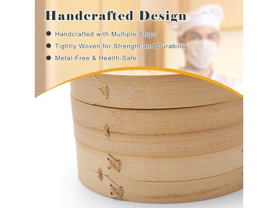 Бамбуковая пароварка для булочек на пару