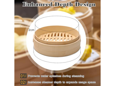 Бамбуковая пароварка для булочек на пару