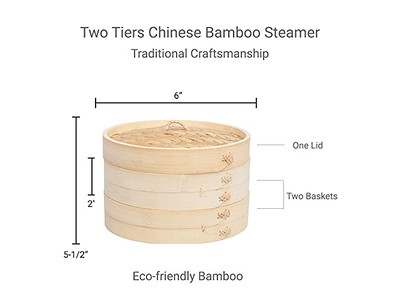 Бамбуковая пароварка для продуктов и кухонной утвари
