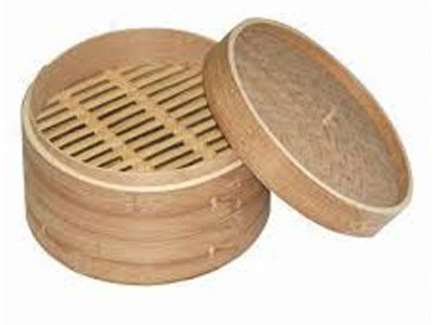 Паровая корзина для яиц Бамбуковая пароварка