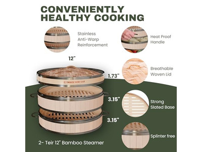 Плита для приготовления на пару бамбуковая пароварка