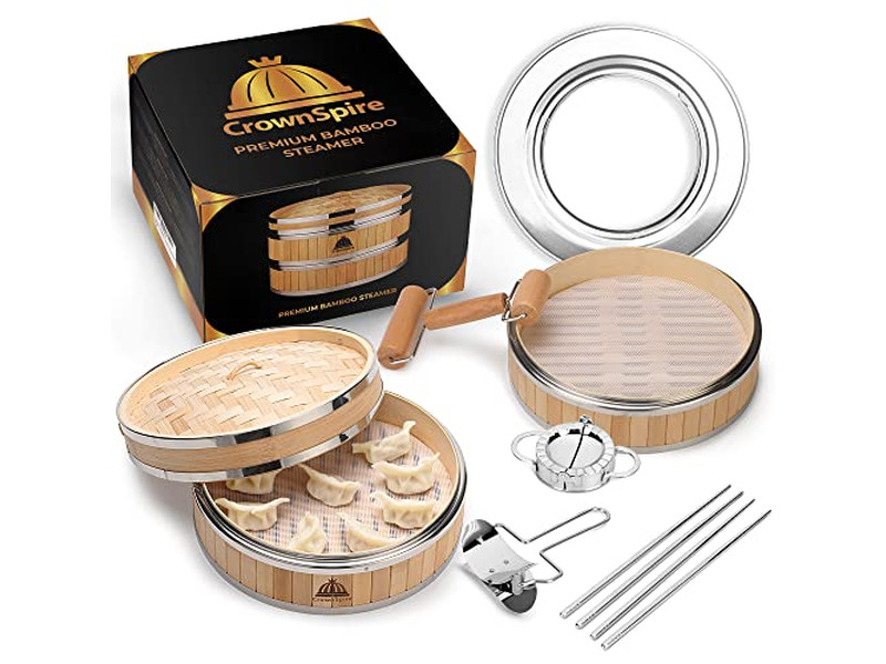 Пароварка для приготовления на пару Bamboo Steamer
