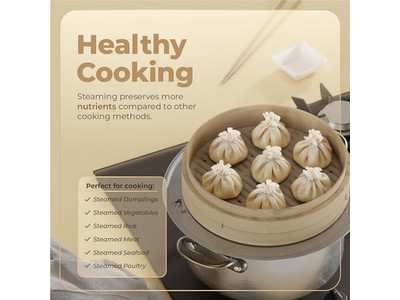 Деревянные пароварки Bamboo Steamer Basket