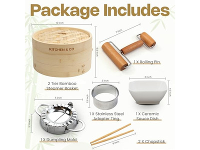 Широкая стойка для яиц и вок из дерева и бамбука