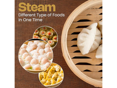 Широкая стойка для яиц и вок из дерева и бамбука